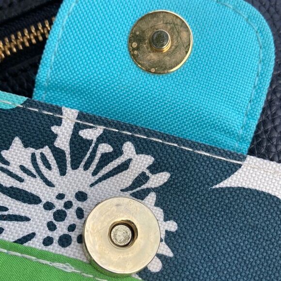 Estee Lauder Tropical Floral Tote Promotional Bag with Bamboo Handles - Picture 5 of 13